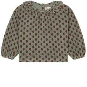 Piupiuchick Printed Blouse Grayish Green 3 Years - Tops - 3 years - Green