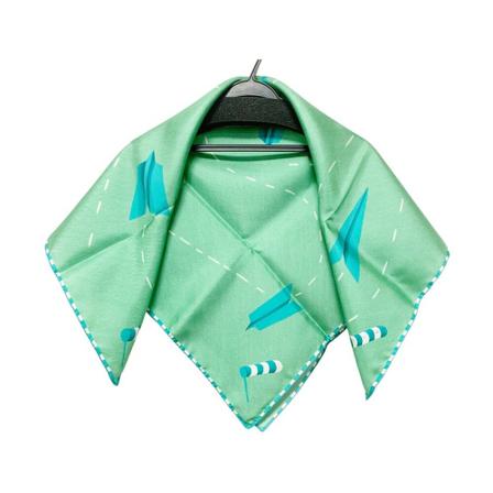 Bvlgari Vintage Scarves Grøn, Dame Vintage Accessories, Størrelse: ONE Size