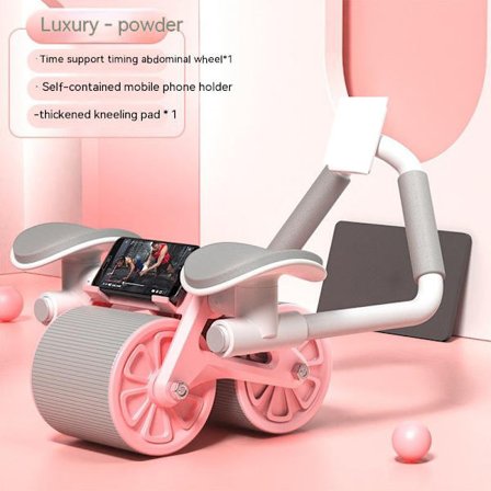 Rebound Ab Slide Rollers Med armbågsstöd Unisex maghjul Tystnad Träning Smart Abs Fitness Plank Trainer