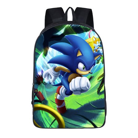 Sonic Student Ryggsäck Sonic Mus Barns Tecknade Ryggsäck hög kvalitet-H