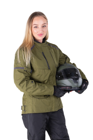 Kurtka Motocyklowa Course Commuter Damska Zielony S