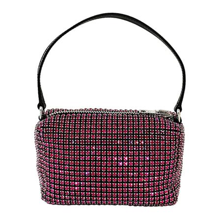 Alexander Wang Pouch Heiress rosa, Dam Väskor, Dam, Storlek: ONE SIZE