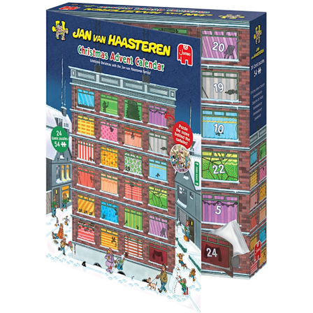 JVH Christmas Adventskalender Pussel 24x54 bitar multifärg