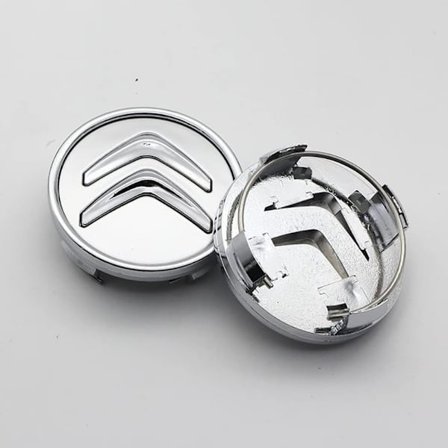 4 stk. Bilhjul Center Caps til Citroen C1 2 3 4 5 C4 Ds3 Vts 56mm Hjul Center Caps Vandtæt og Støvbestandig Hjulbeskyttelse Dekorative Dæksler