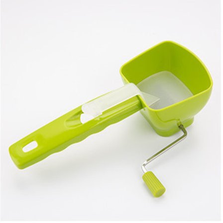 Rotary Persillehakker, Korianderhakker | Manuel salatskålskompatibel køkkenredskab, serveringsfad, strimler til krydderier,