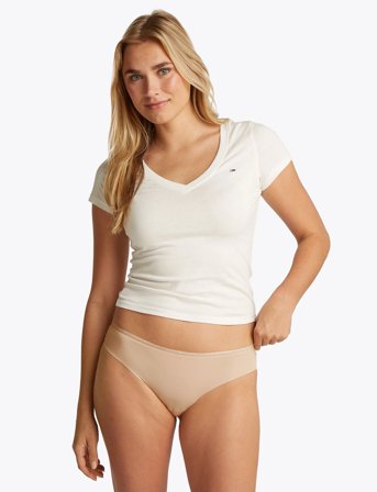 Tommy Hilfiger Bikini (Ext. Size) - Beige - S