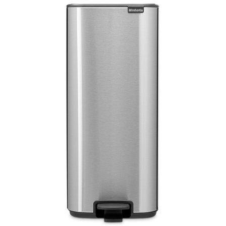 Brabantia Bo pedalbøtte 30 liter, mattbørstet stål