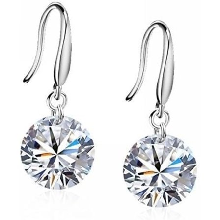 Smykker 925 Sterling Sølv Swarovski Krystal Element Hængeøreringe