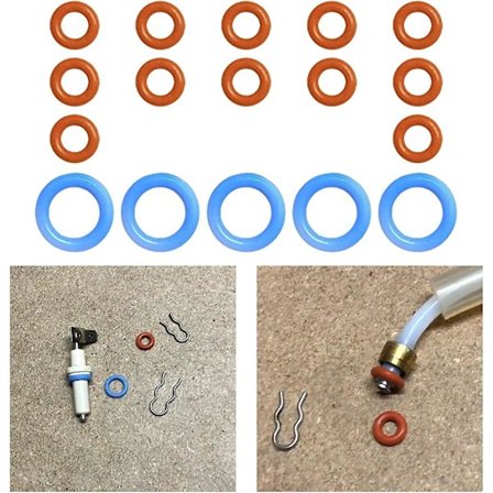 17 deler pakning for Gastroback Solis Breville Sage BES920 BES900 espressomaskin (FMY)