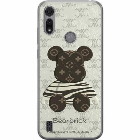Motorola Moto E6i Mjukt Skal - Brown Bear