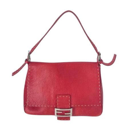Fendi Vintage Pre-owned Shoulder Tas , Rood , Dames , Maat: ONE Size Vintage Tassen