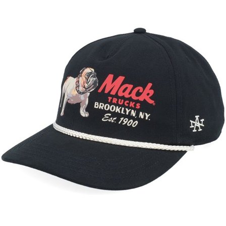 American Needle - Svart adjustable Keps - Canvas Cappy Mack Black Adjustable @ Hatstore