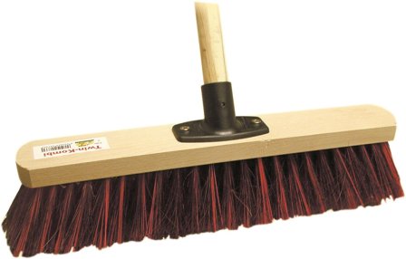 Solbacka Rundstavsfabrik 2352.93 Sopborste 40 cm TYP TWIN-COMBI, Trädgårdsredskap
