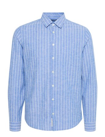 Casual Friday | Cfandré Ls Wide Stripe Linen Mix Sh | XL