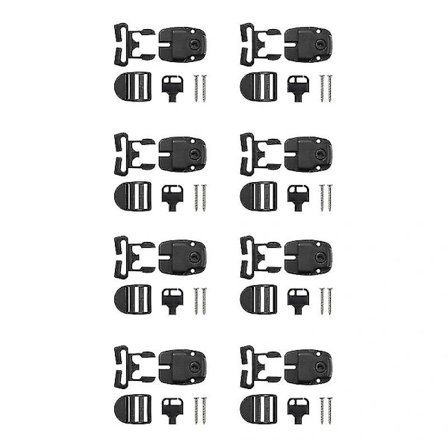 {PL}Badkarspännen - Ersätt trasiga lås och håll dina spabad säkra utomhus 8 st
