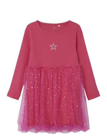 Nmfrarana Ls Dress Pb Pink Name It