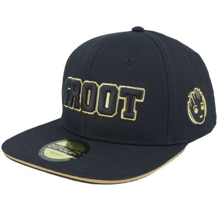 Difuzed - Svart snapback Keps - Groot Black Snapback @ Hatstore