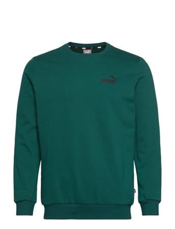 Ess Small Logo Crew Fl Sweatshirt Trøje Grøn PUMA