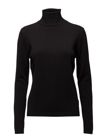 Srmarla Rollneck Knit Turtleneck Polotröja Svart Soft Rebels