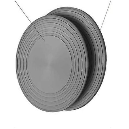 Aluminium värmeledande platta multifunktionell rund snabb värmeledande platta induktionshäll anti-svartnande skyddspanna upptinningsplatta