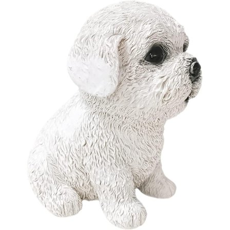 Trädgårdslandskap Simulering Hund, Hundskulpturer Gräsmatta Figur Balkong Valp, Prydnader Hund