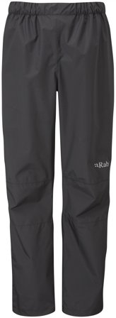 Rab W's Downpour Eco Full Zip Pants Black