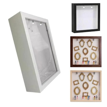 Minderramme med Figurer og LED-lys – DIY Fotodisplay