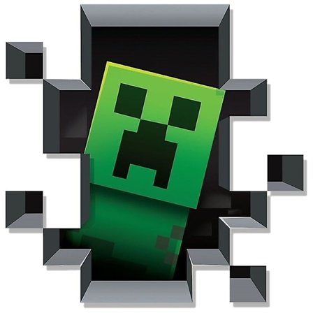 Creeper-seinätarra lastenhuoneeseen, Minecraft Escape -design, irrotettava vinyylitarra makuuhuoneen sisustukseen