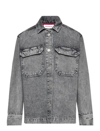 Denimovershirt Grey Hugo Kids