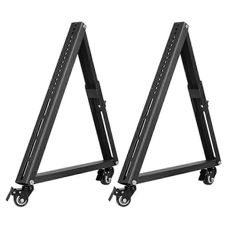 1 sett med universell gulv-TV-stativbase, mobil TV-henger, TV-holderbrakett