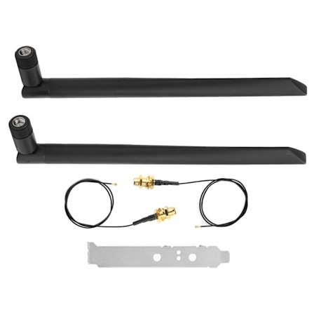 IPEX4-SMA-kaapeli M.2 WiFi Bluetooth -ulkoiseen laajennukseen 2 kpl 8dB-antennilla