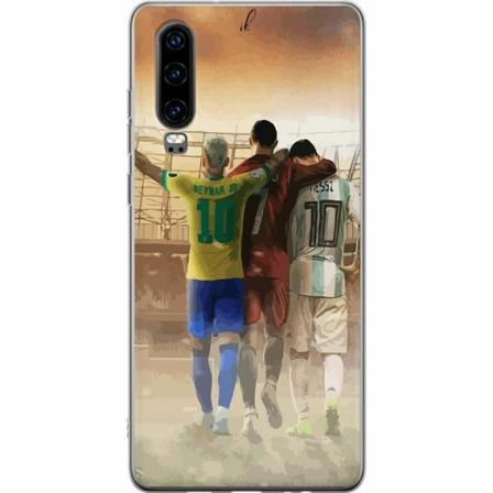 Huawei P30 Genomskinligt Skal Messi