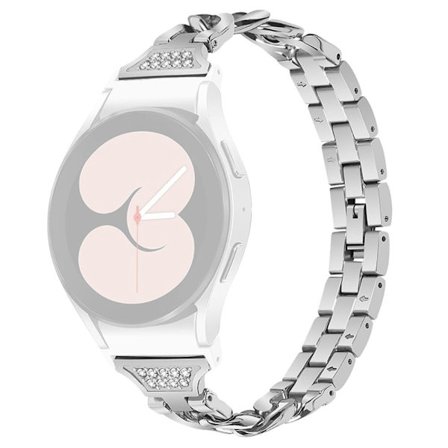 Klockarmband med strassdekor för Samsung Galaxy Watch 5 / 5 Pro / 4 - Silver