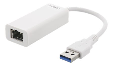 Deltaco USB3-GIGA4 - nettverksadapter - USB 3.0 - Gigabit Ethernet