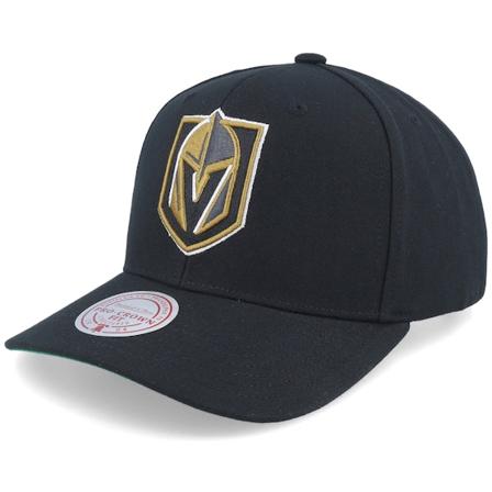 Mitchell & Ness - NHL Zwart adjustable Cap - Vegas Golden Knights Team Ground 2.0 Pro Black Adjustable @ Hatstore
