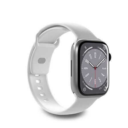 Puro Icon Silikonerem til Apple Ur 42 / 44 / 45 / 49 mm - Hvid (2 stk.)