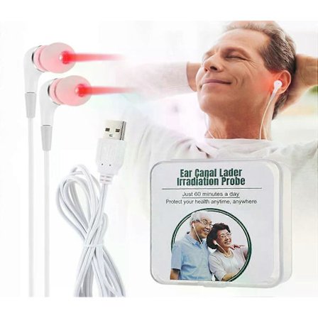 Tinnitus Ørelaserterapi LLLT Bestråling Laser Fysioterapi Ørepropper NY-[HK]
