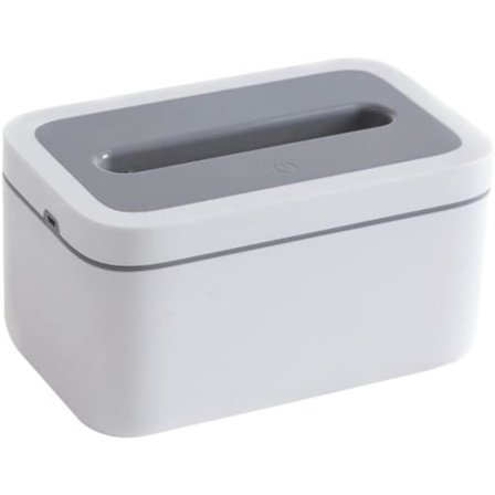 Kreativ servettlåda Tissue Box med nattljus Hushållsavtagbar Tissue Box Förvaringsbox Matbord Tissue Box