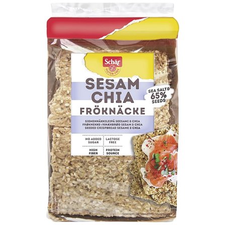 Schär Fröknäcke Sesam & Chia 170 g, Helse & Madvarer, Brød, Kiks & Kager, Knækbrød