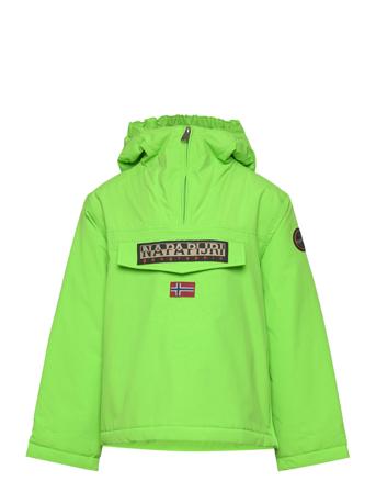 Rainforest Winter Anorak Jacket Outerwear Jackets & Coats Windbreaker Green Napapijri