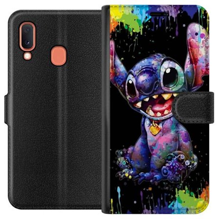 Kompatibelt Plånboksfodral till Samsung Samsung Galaxy A20e Stitch