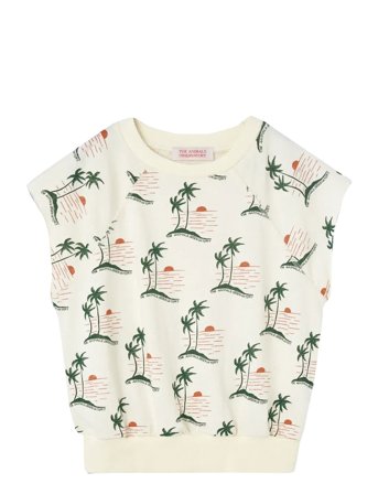 THE ANIMALS OBSERVATORY | Squab Kid Top White Lindo | 10 Y
