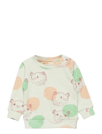 Buzz Puffer Aop Sweatshirt Green Soft Gallery
