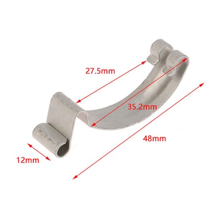 Bil Universal luftfilterhus Clips Luftfilterskalbefæstelse H