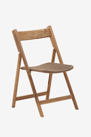 Kave Home - Utomhusstol - dandara 2-pack - Brun - Utestolar & pallar - Från Homeroom