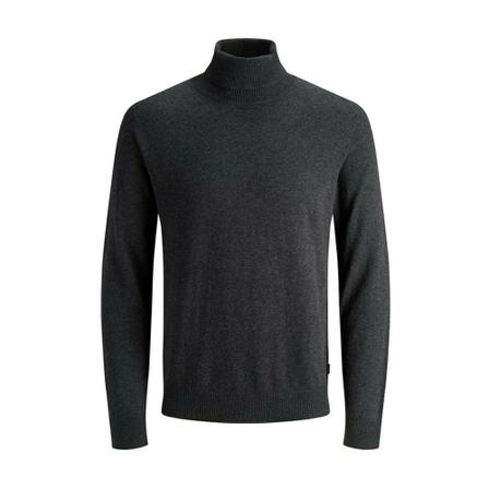 Jack & Jones Turtle neck Trui , Grijs , Heren , Maat: L