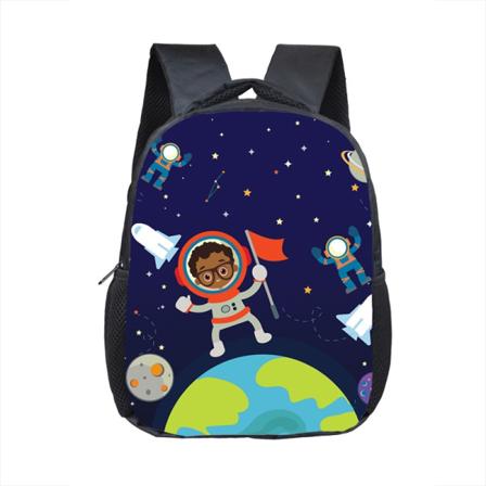 A Amazing Black Boy Print Ryggsäck Afro Brun Barn Dagis Ryggsäck Barn Skolväskor Tecknad Toddler Bag Barn Bokväska style 10
