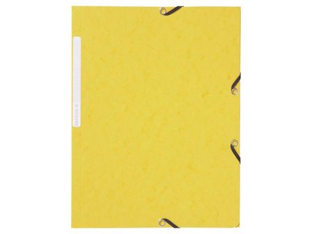 LYRECO Gummibandsmapp 3-kl A4 gul 10/fp - Lyreco - Kontorsmaterial - Mappar och plastfickor - Gummibandsmappar 3-klaff - Kartong