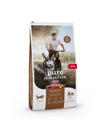 Mera Petfood - Pure Sensitive Adult oksekjøtt og poteter 12,5 kg - Hund - Hundefôr & hundemat - Tørrfôr for hund - ZOO.no