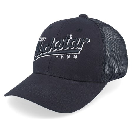 Kinder Kiddo Cap - Schwarz trucker Cap - Kinder Little Rockstar Black Trucker @ Hatstore